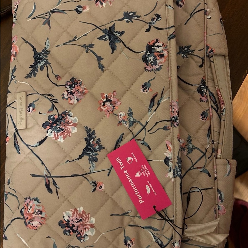 Vera Bradley Floral Quilted laptop Bag